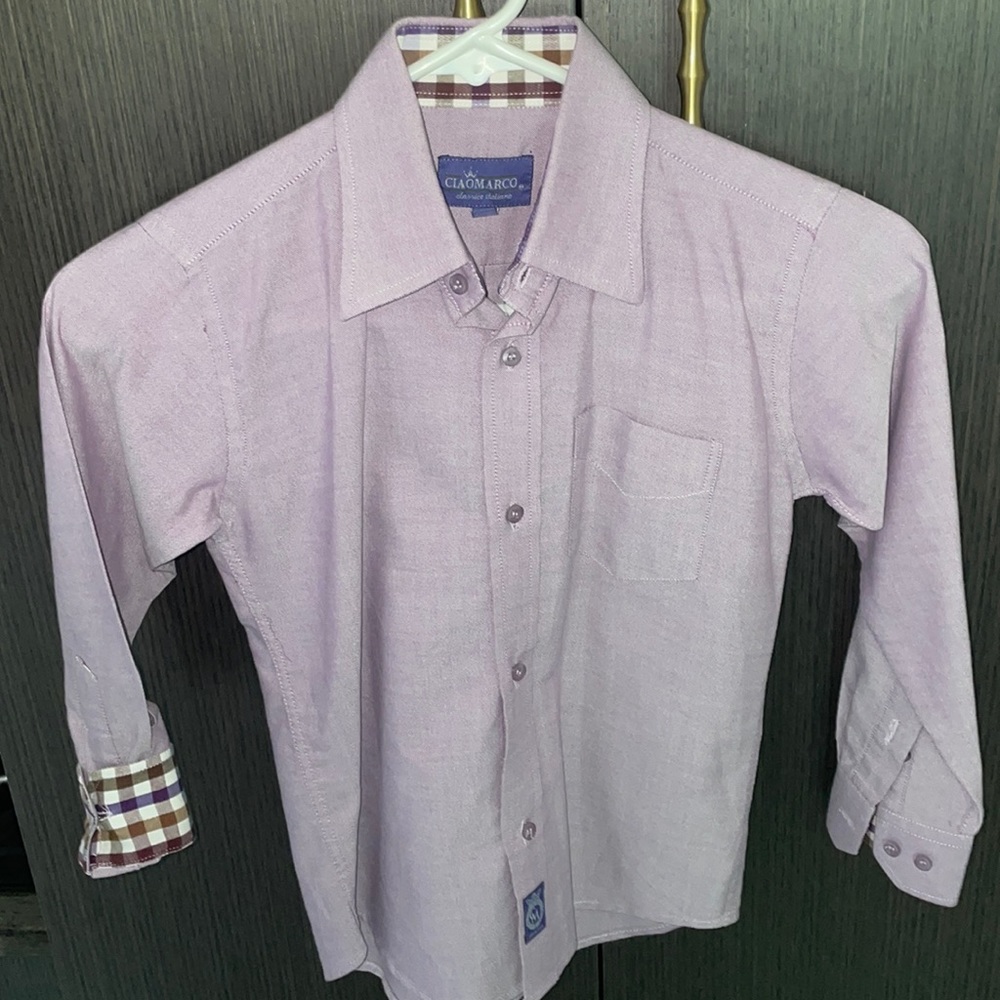 CiAO MARCO Dressy Collar Button Down Shirt size 7